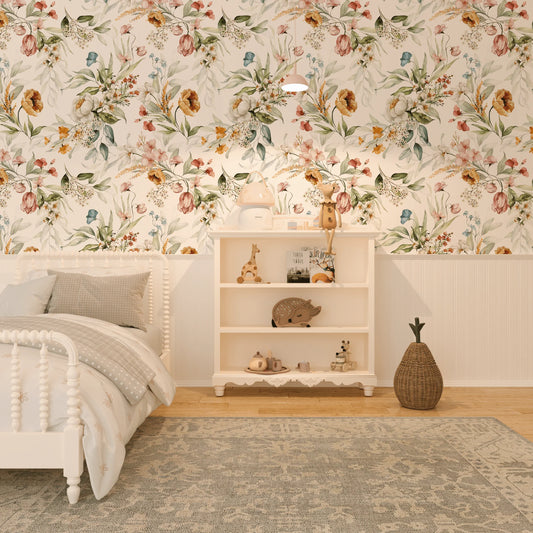 Nature Inspired Removable Wallpaper (Peel and Stick)