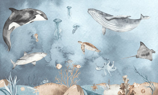 Ocean Wall Mural