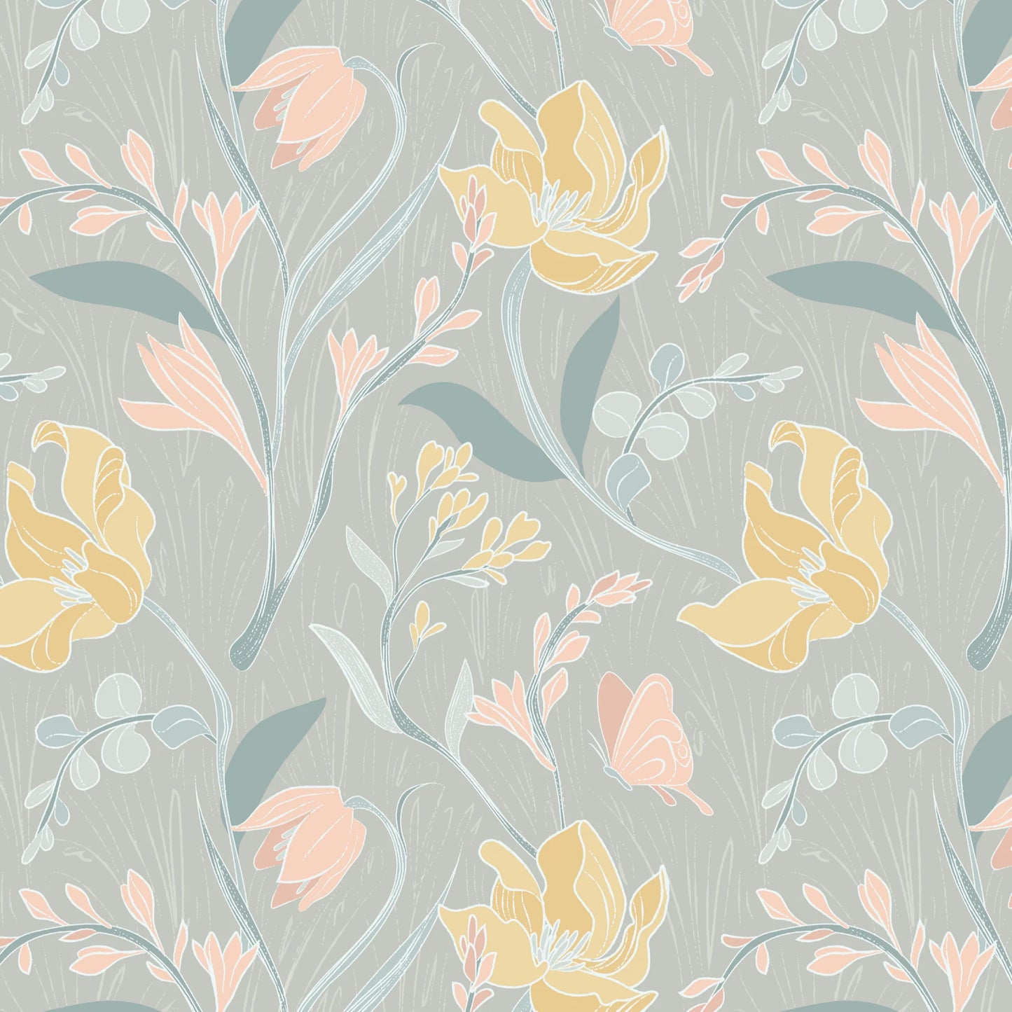 Painter's Garden Peel and Stick Wallpaper
