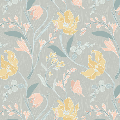 Painter's Garden Peel and Stick Wallpaper