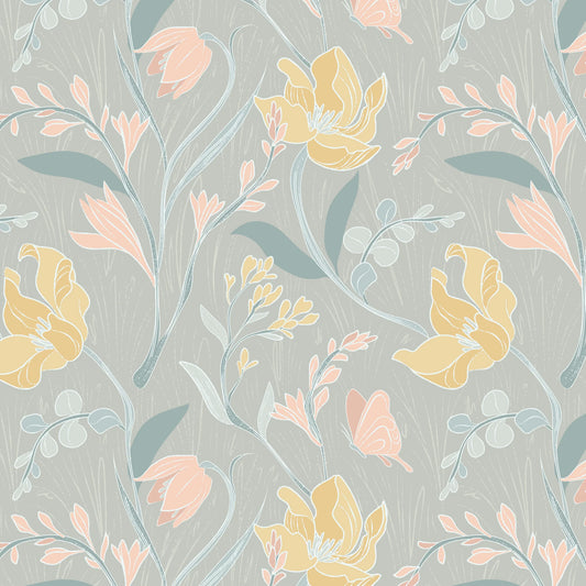 Painter's Garden Peel and Stick Wallpaper