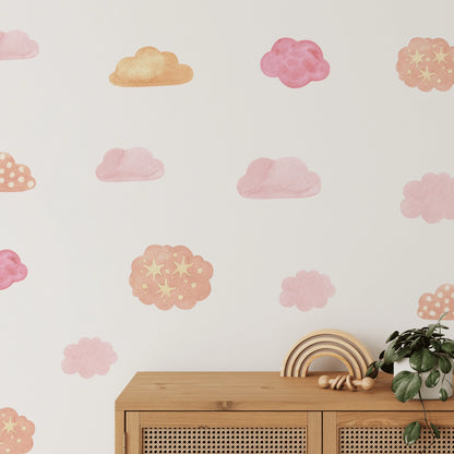 Pastel Cloud Wall Stickers
