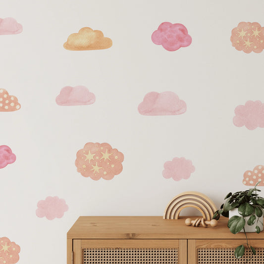 Pastel Cloud Wall Stickers