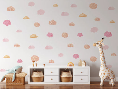 Pastel Cloud Wall Stickers