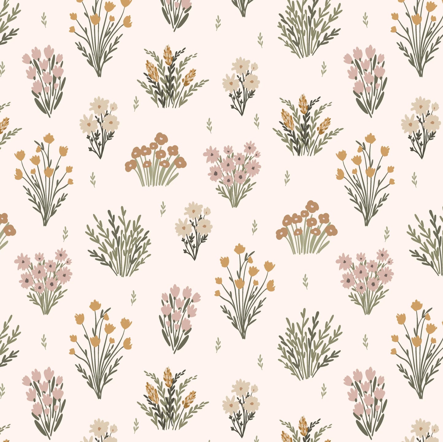 Pastel Flower Peel and Stick Wallpaper