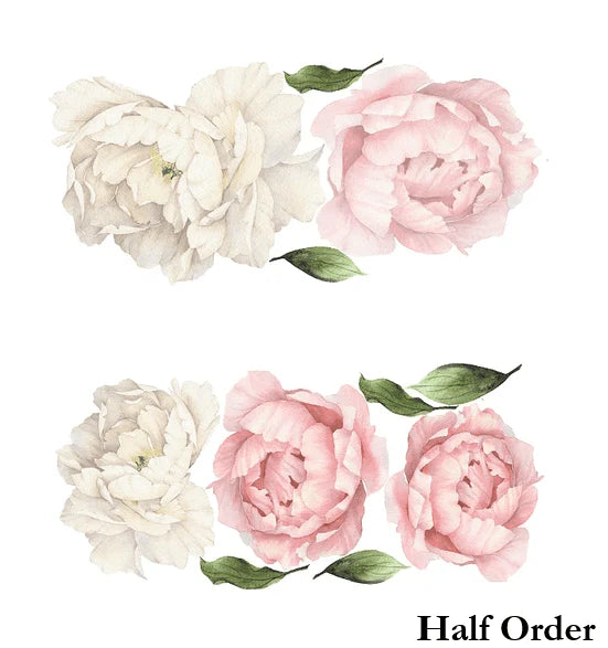 Peony Floral Wall Stickers