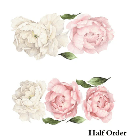 Peony Floral Wall Stickers