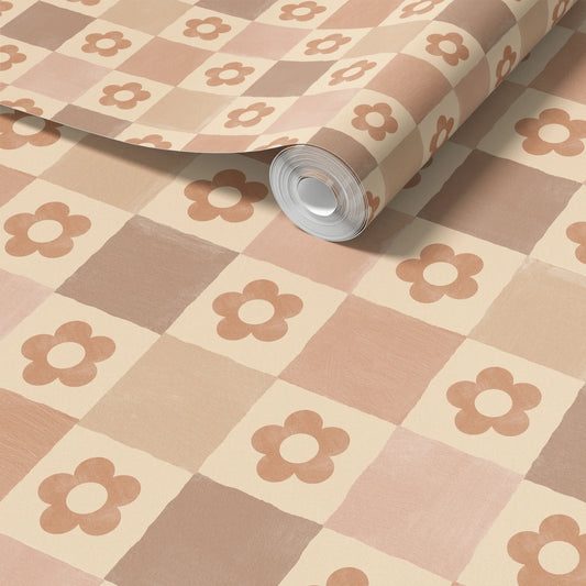 Picnic Check Peel and Stick Wallpaper