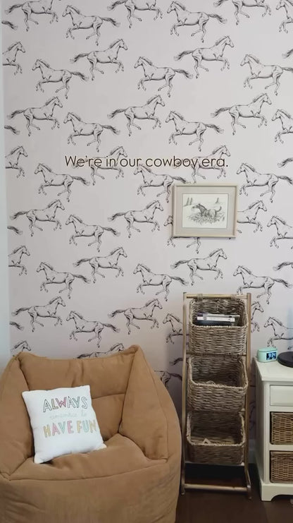 Wild Horses Peel and Stick Wallpaper