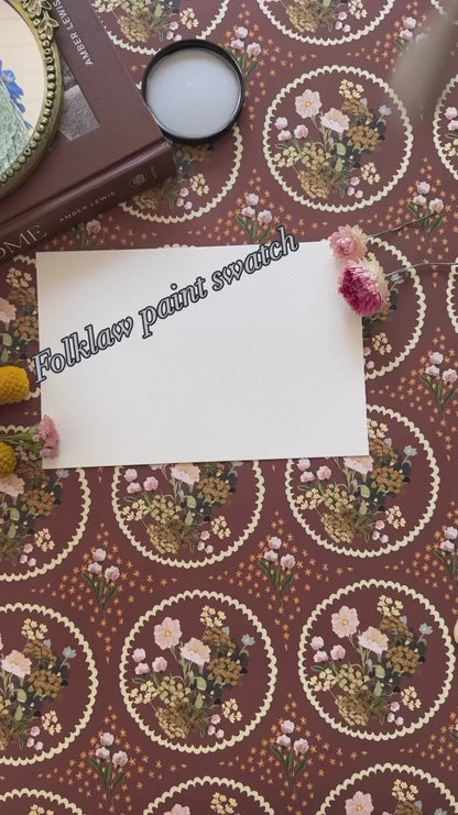 Folklaw Peel and Stick Wallpaper (Self-Adhesive)