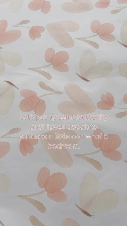 Butterfly and Heart Wall Stickers