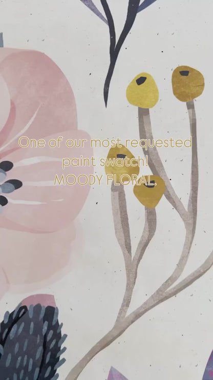 Moody Floral Peel and Stick Wallpaper