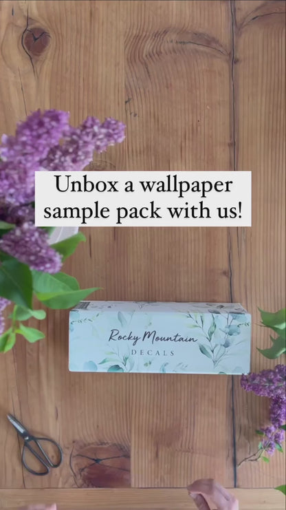 Dark Botanical Peel and Stick Wallpaper