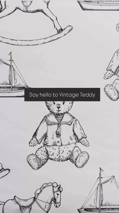 Vintage Nursery Wallpaper