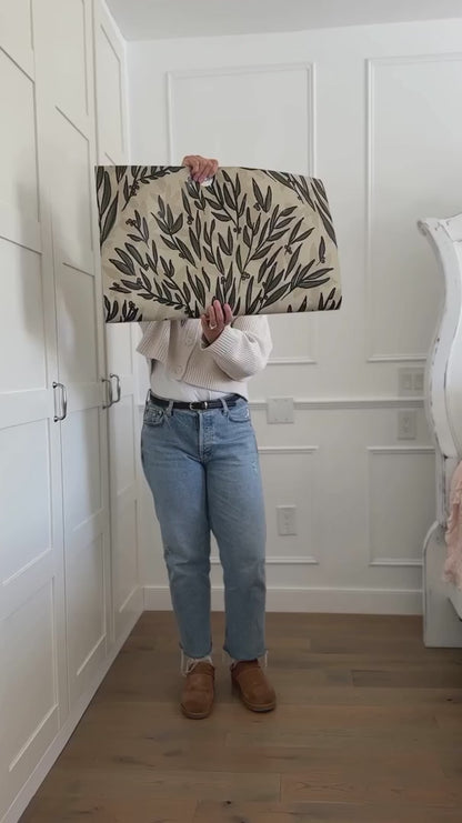 Olive Branch Wallpaper, Peel & Stick and Removable