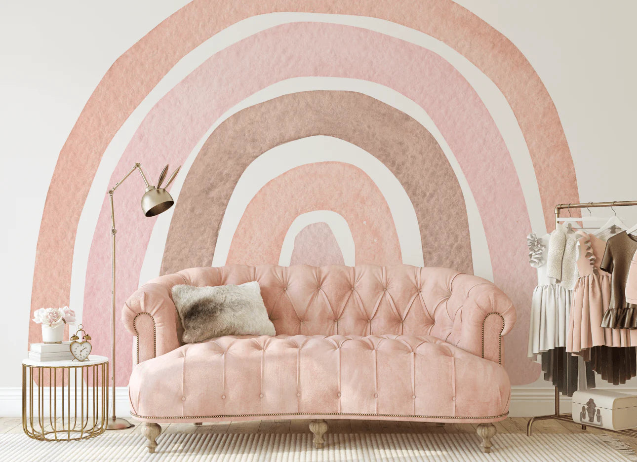 Rainbow Wall Mural - 108" H x 144" W