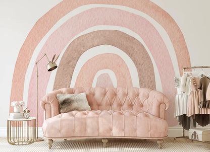 Rainbow Wall Mural - 108" H x 144" W