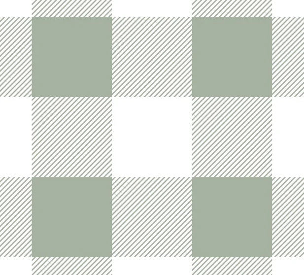 Sage Gingham Peel and Stick Wallpaper