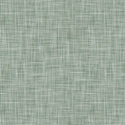 Sage Green Grasscloth Peel and Stick Wallpaper (Faux)