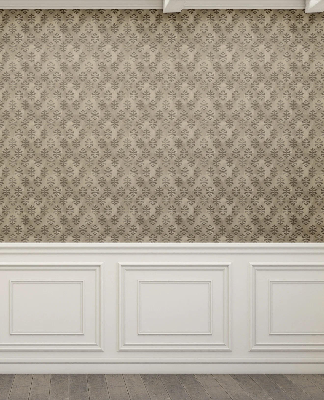 Sand - Art Deco Pattern Peel and Stick Wallpaper