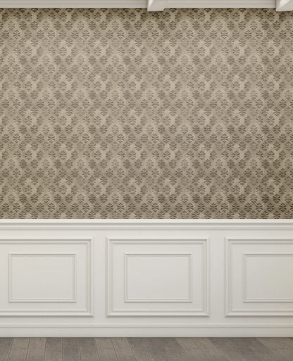 Sand - Art Deco Pattern Peel and Stick Wallpaper