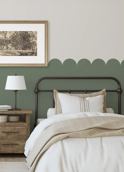 Scallop Half Wall Panels