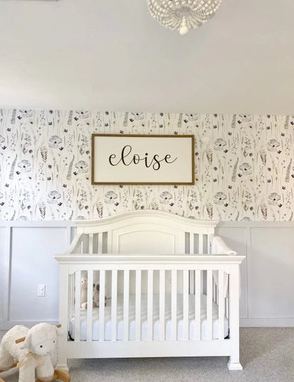 Peel and Stick Floral Wallpaper – Removable Wallpaper for Walls - Secret Garden