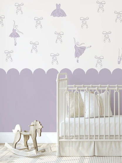 Simple Ballerina Decals (Peel and Stick Decals)