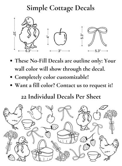 Simple Cottage Decals
