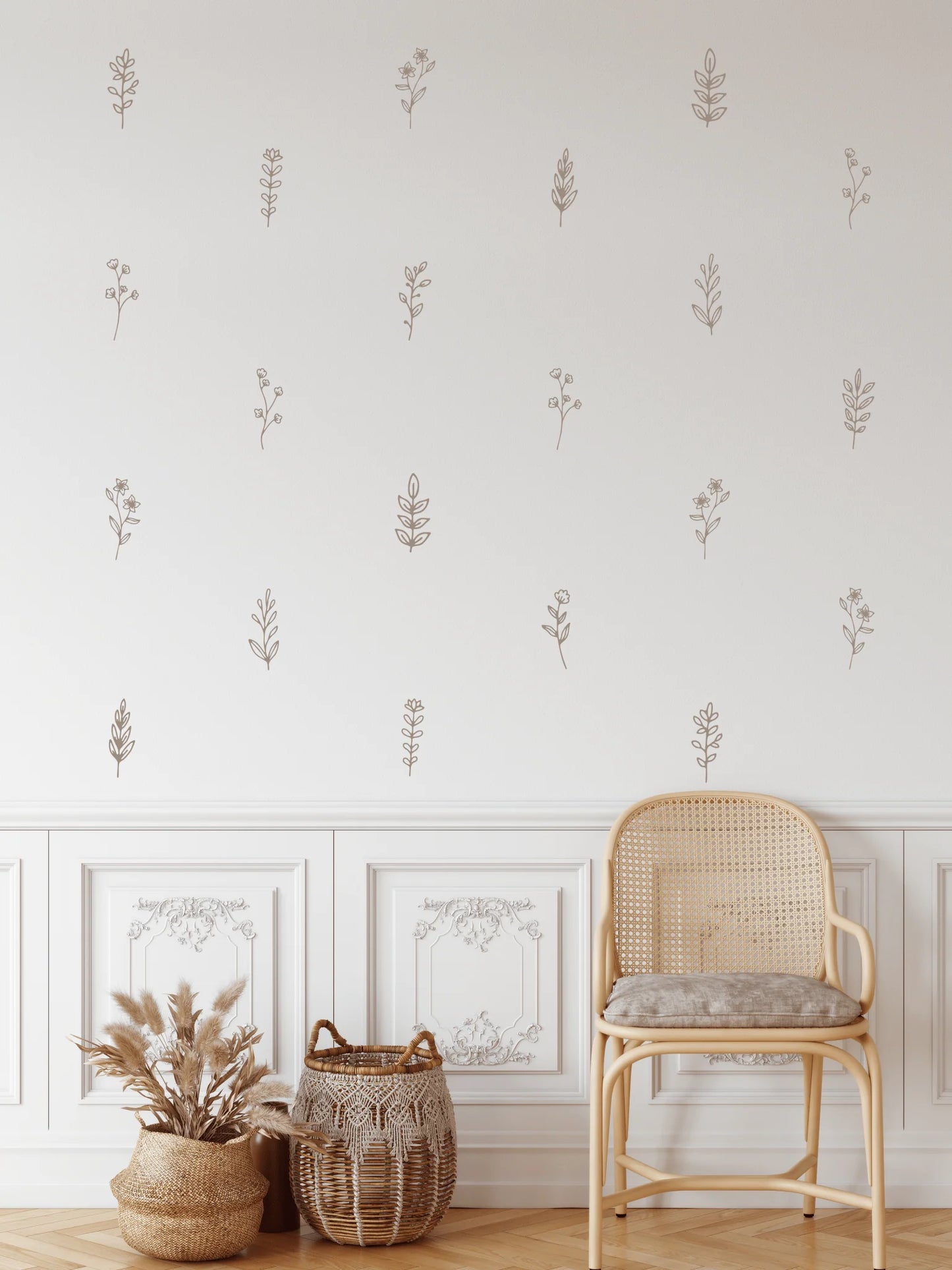 Simple Floral Decals