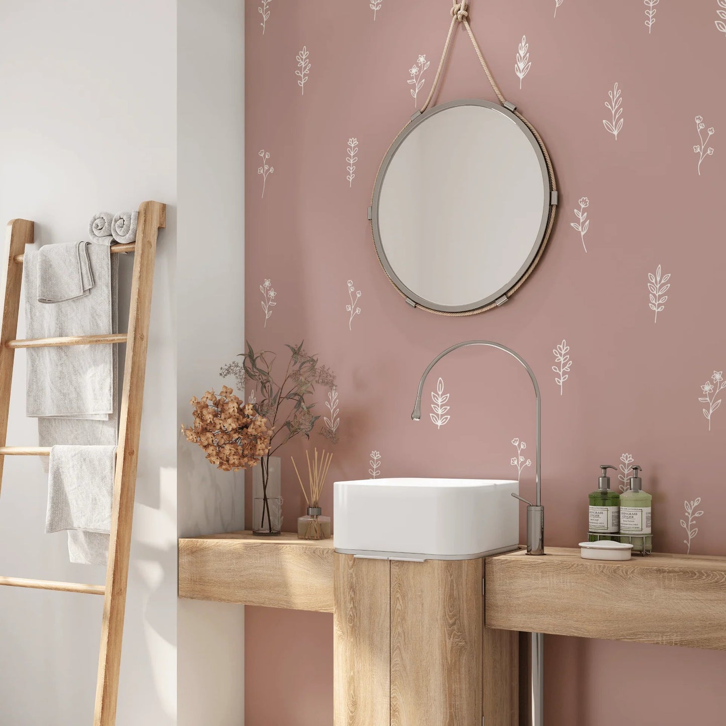 Simple Floral Decals