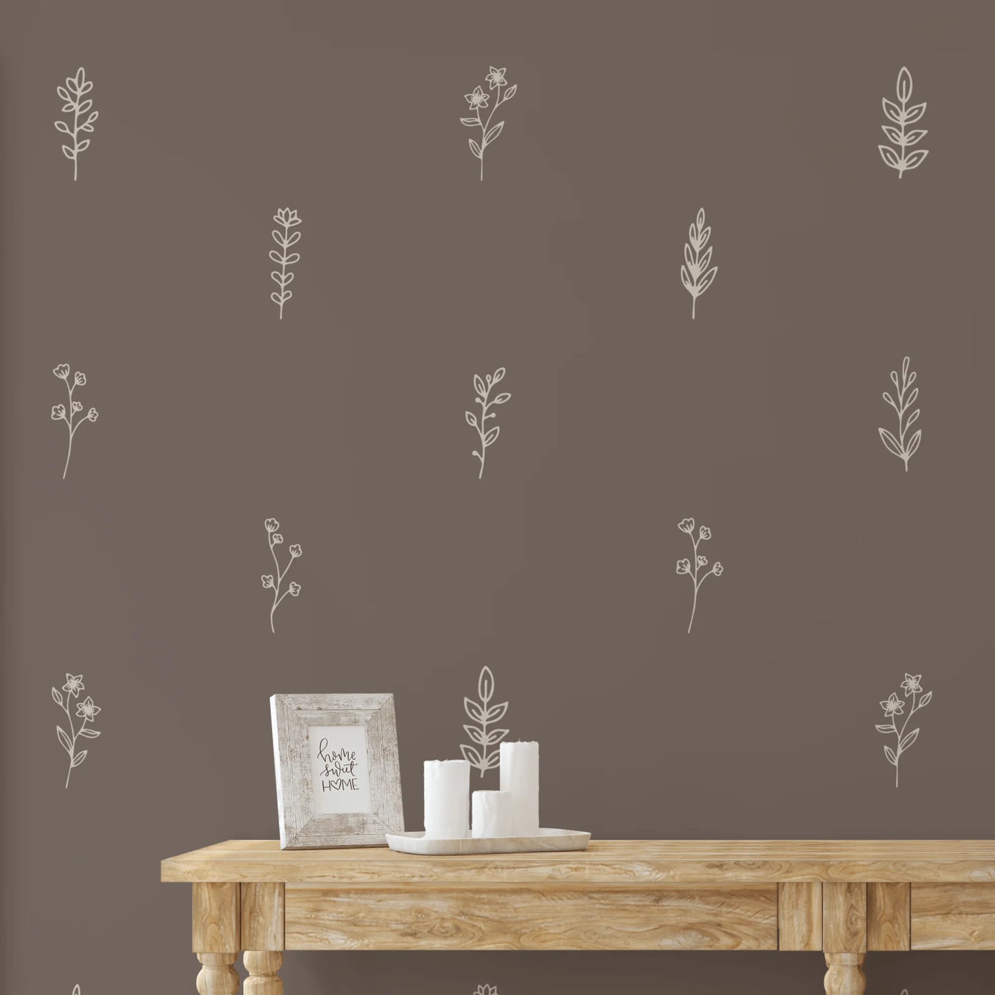Simple Floral Decals