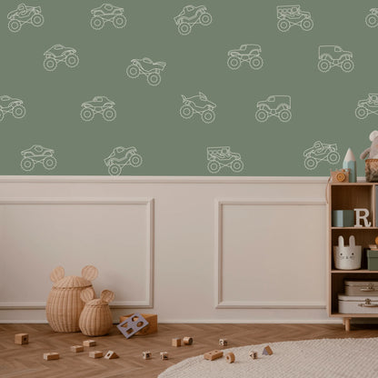 Simple Monster Truck Decals (Peel and Stick Decals)
