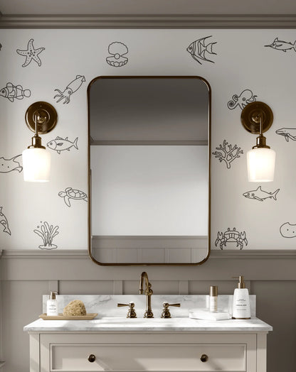 Simple Underwater Decals (Peel and Stick Decals)
