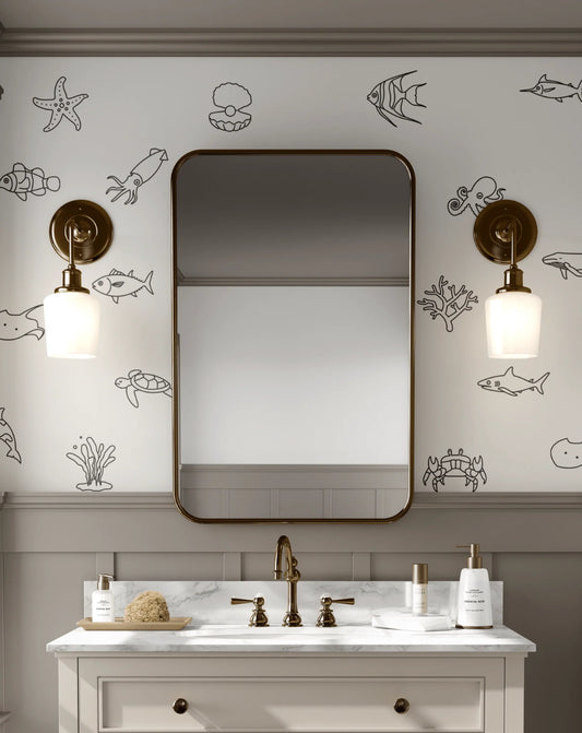 Simple Underwater Decals (Peel and Stick Decals)