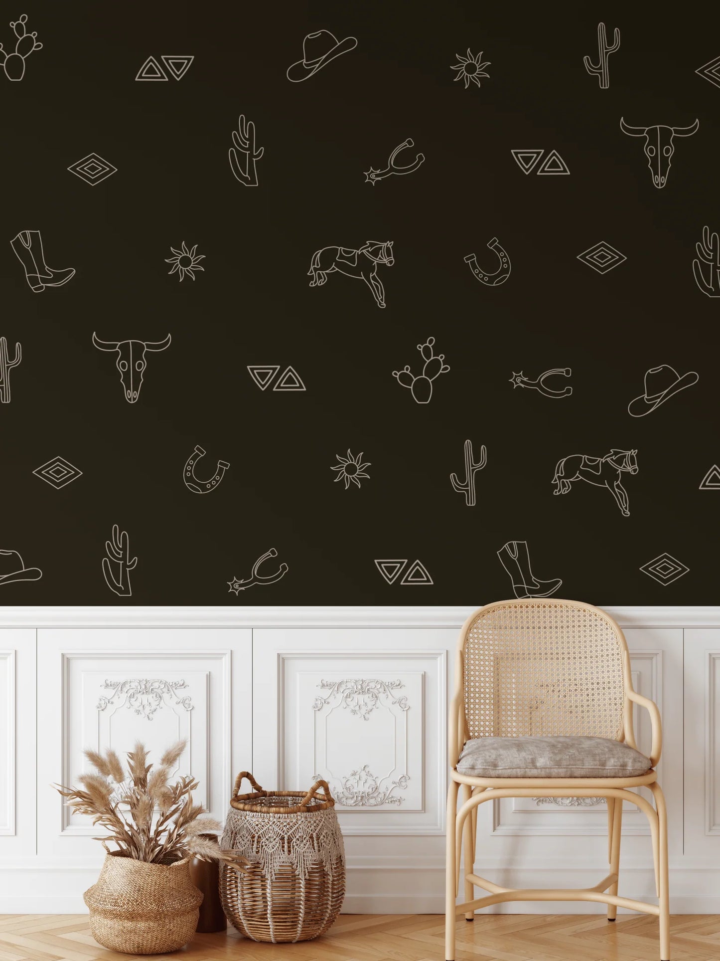Simple Western Decals (Peel and Stick Decals)