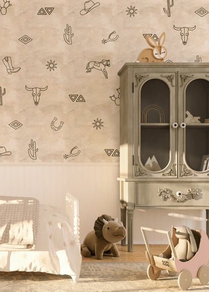 Simple Western Decals (Peel and Stick Decals)