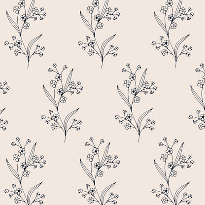 Sketched Twig Peel and Stick Wallpaper