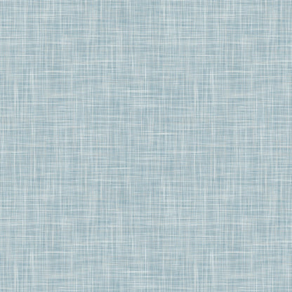 Sky Blue Grasscloth Peel and Stick Wallpaper (Faux)