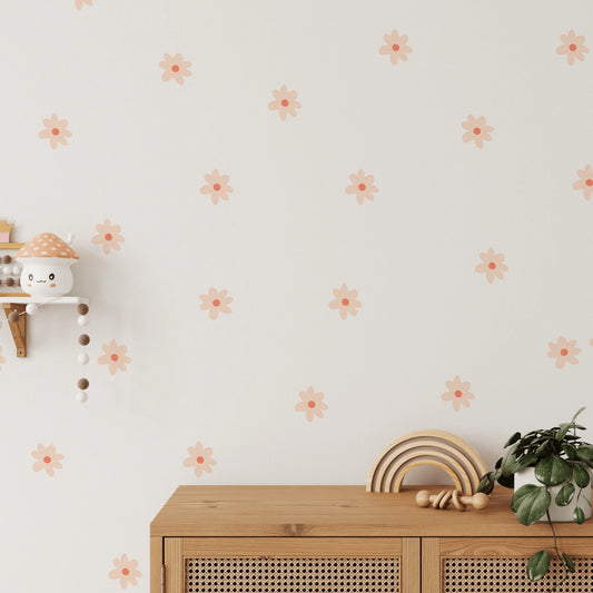 Small Daisy Floral Wall Decals