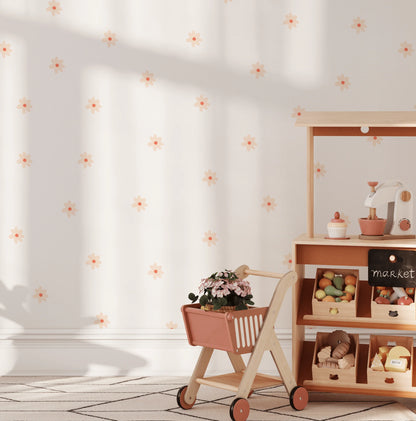 Small Daisy Floral Wall Decals