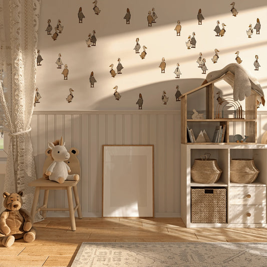 Small Duck Duck Goose Wall Decals