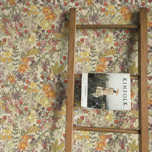 Summertime Floral Peel and Stick Wallpaper