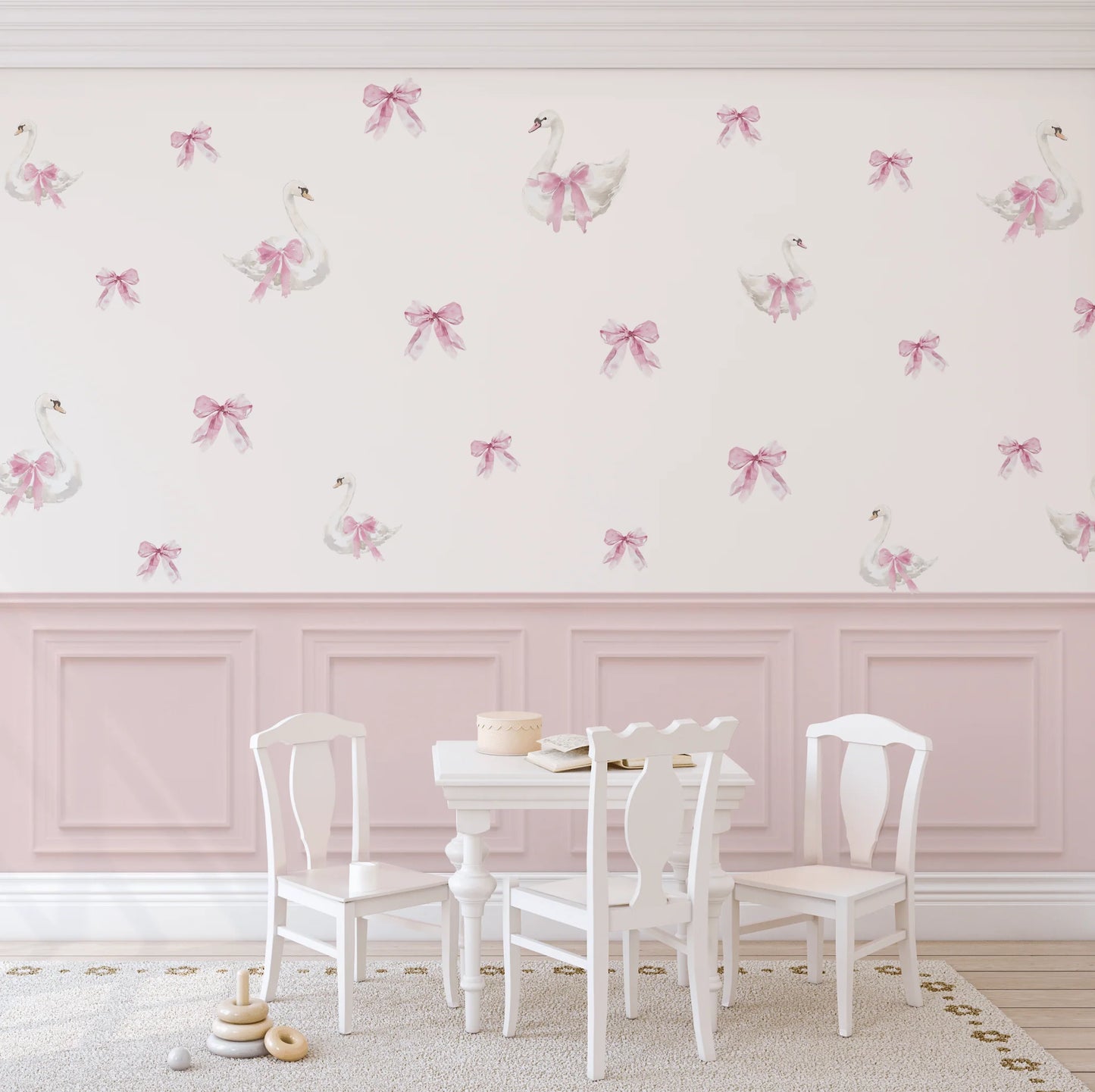 Swan Wall Stickers (Peel and Stick Decals)