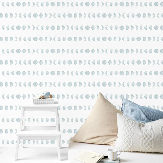 Tarina Moonphase Peel and Stick Wallpaper