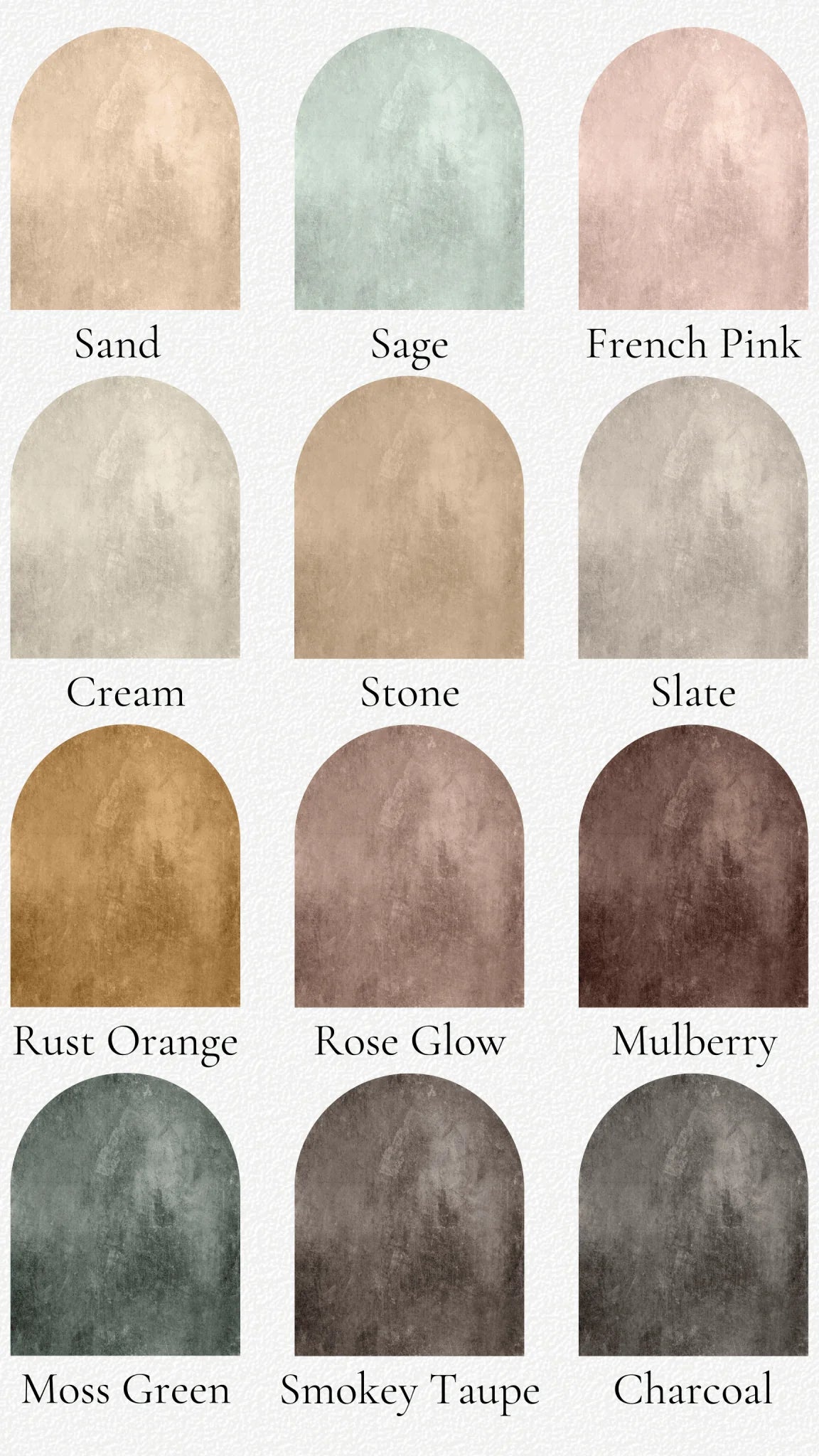 Textured Arch Wall Stickers