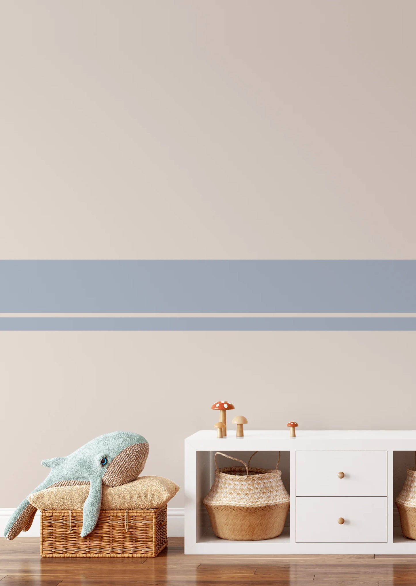 Thick and Thin Stripe Wall Border Stickers