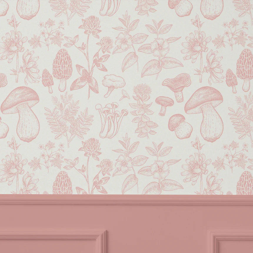 Toadstool Peel and Stick Wallpaper - Self Adhesive, Temporary and Removable