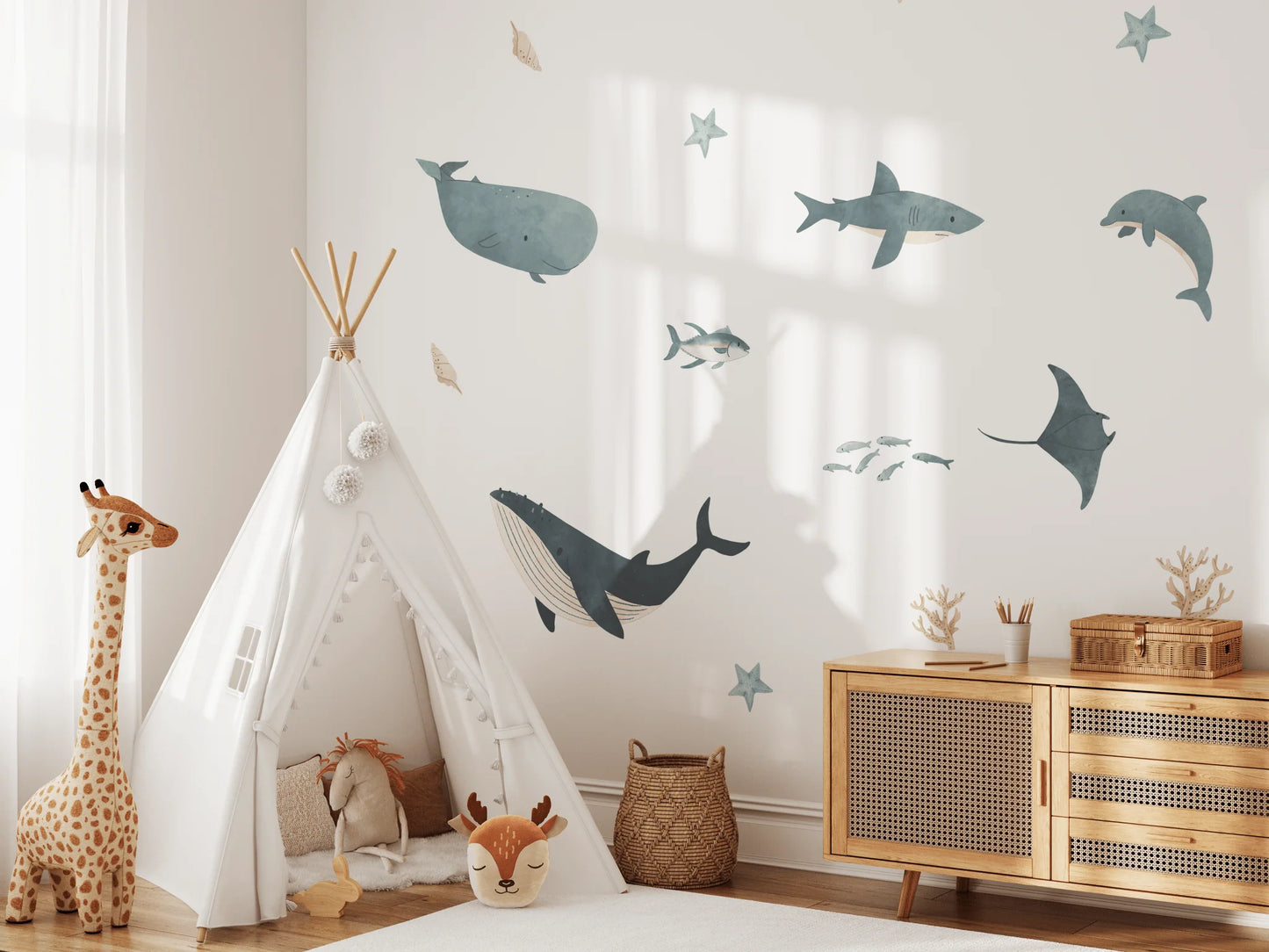 Under the Sea Wall Stickers (Peel and Stick Decals)