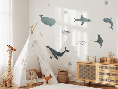 Under the Sea Wall Stickers (Peel and Stick Decals)